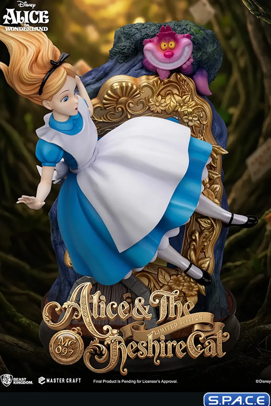 Alice & The Ceshire Cat Master Craft Statue