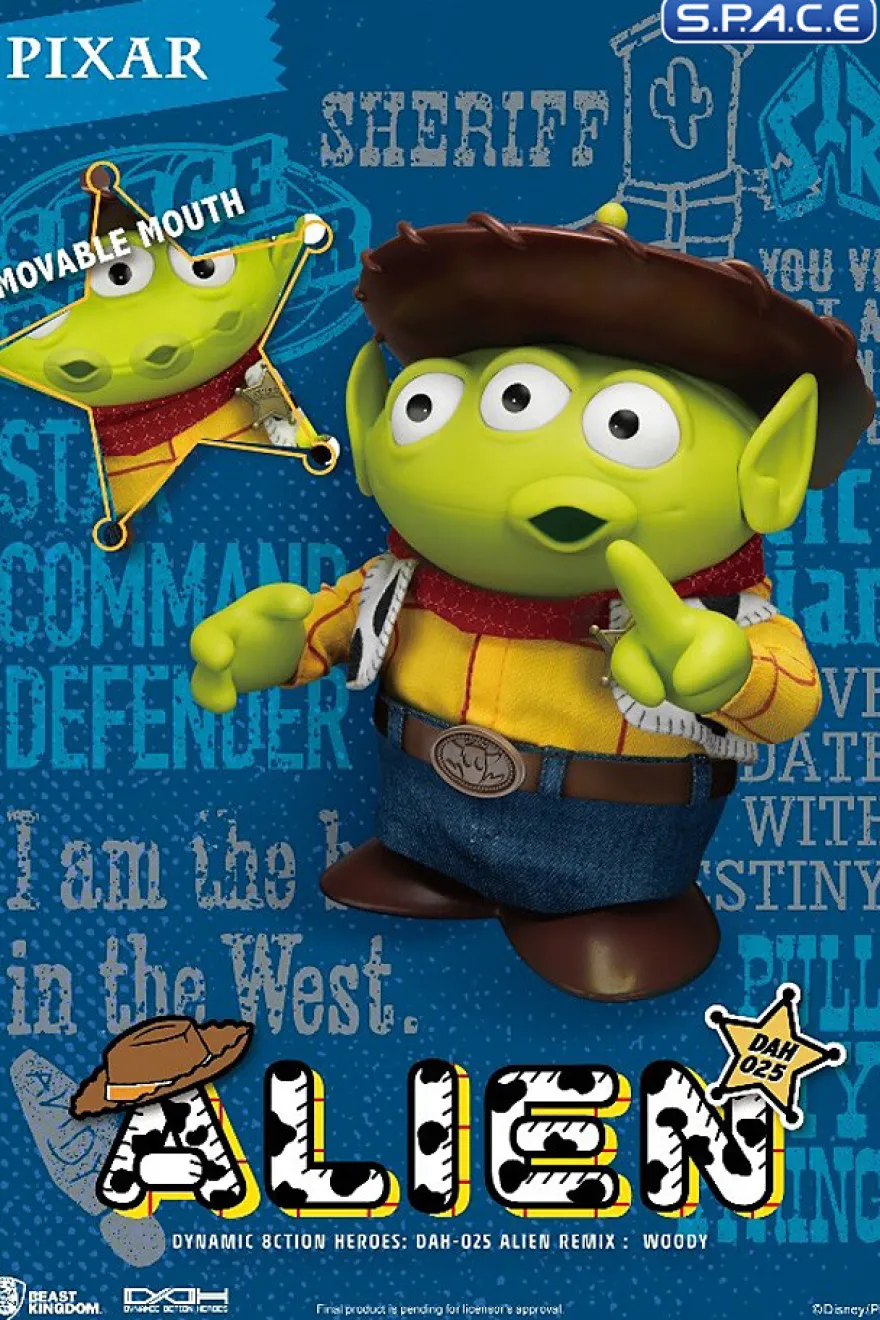 Alien Remix Woody Dynamic 8ction Heroes