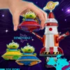 Alien Spin Ufo Diorama Stage 052