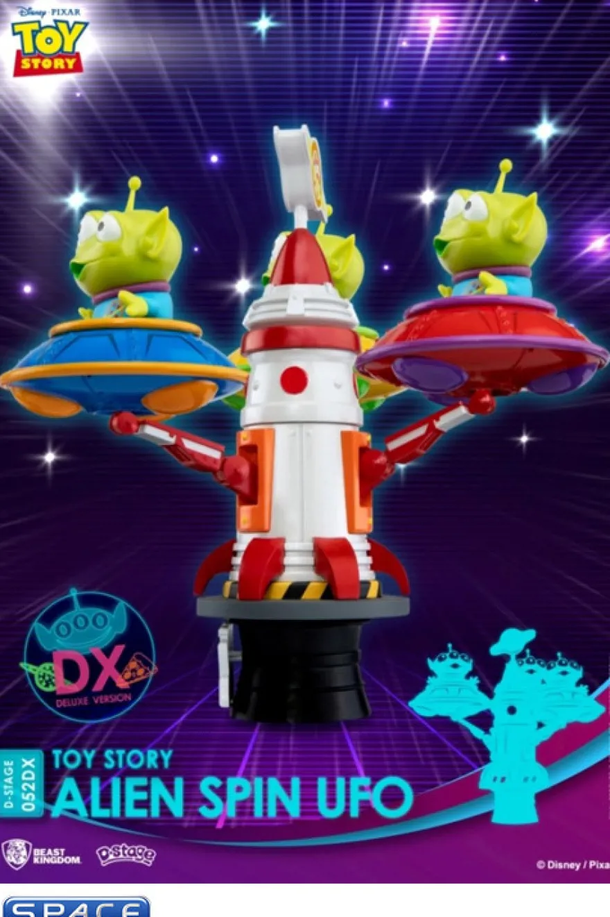 Alien Spin Ufo Diorama Stage 052