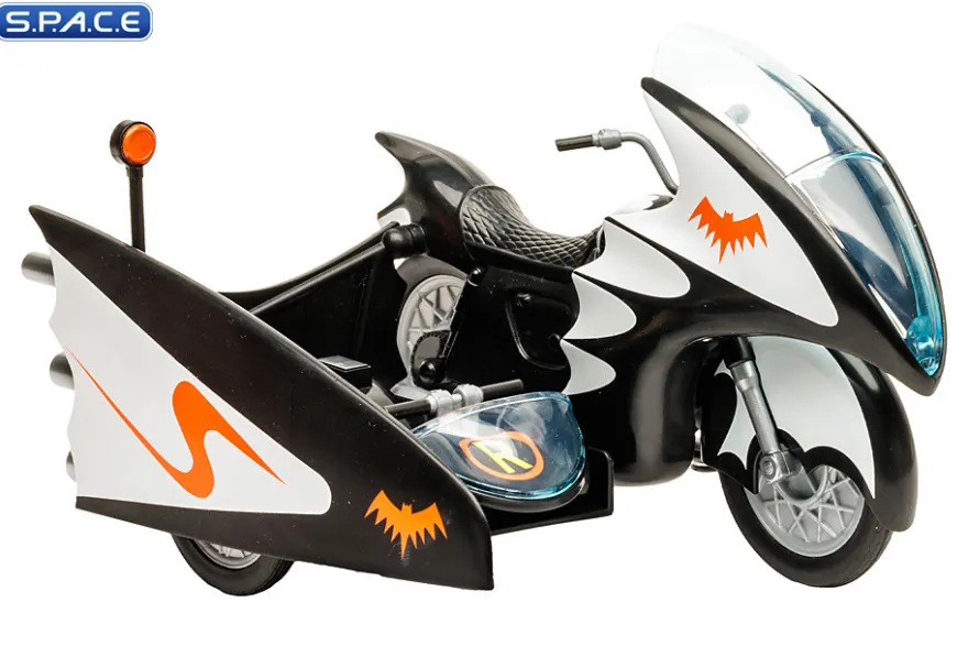 Batcycle with Side Car from Batman Classic TV Series
