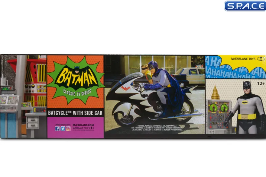 Batcycle with Side Car from Batman Classic TV Series