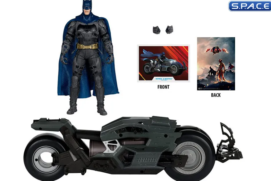 Batman & Batcycle from The Flash