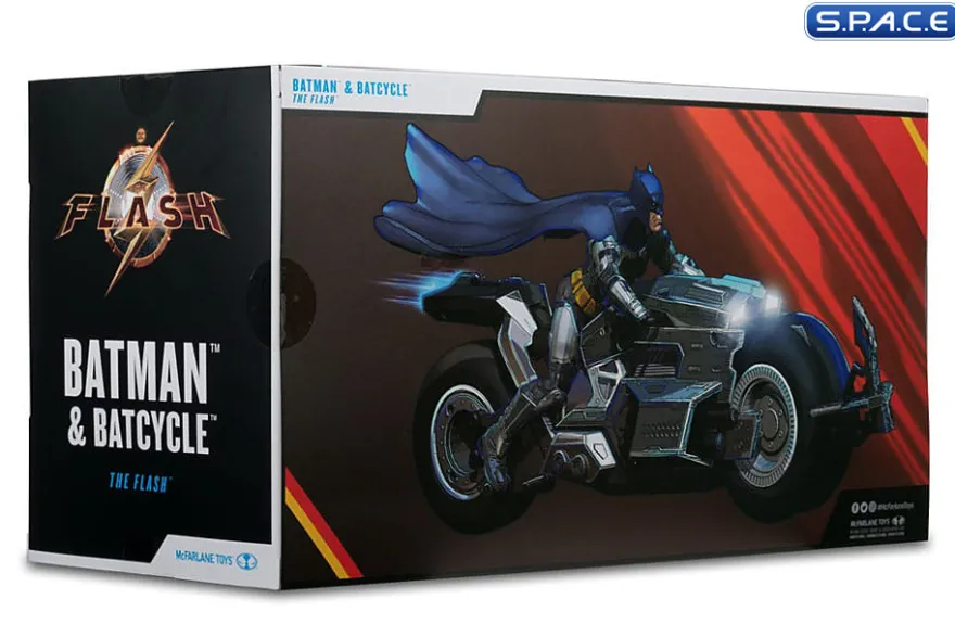 Batman & Batcycle from The Flash