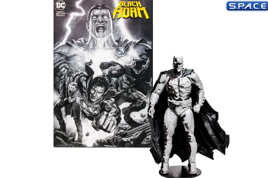 Batman from Black Adam Line Art Variant