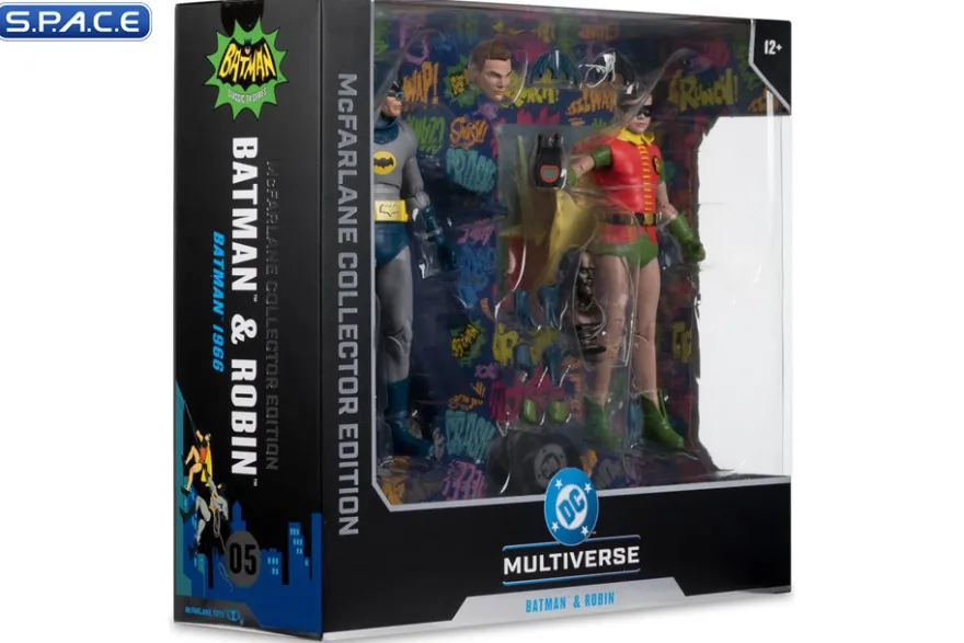 Batman & Robin from Batman Classic TV Series McFarlane Collectors 2-Pack
