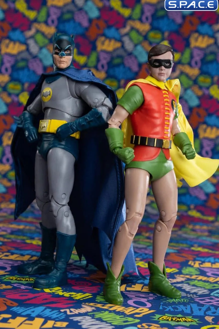 Batman & Robin from Batman Classic TV Series McFarlane Collectors 2-Pack