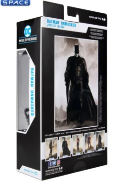Batman unmasked from Justice League