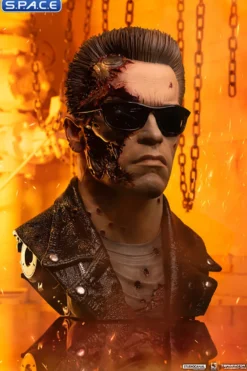1:1 Battle Damaged T-800 Art Mask Life-Size Replica