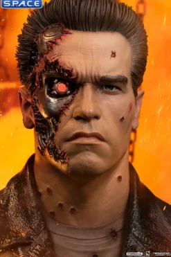 1:1 Battle Damaged T-800 Art Mask Life-Size Replica