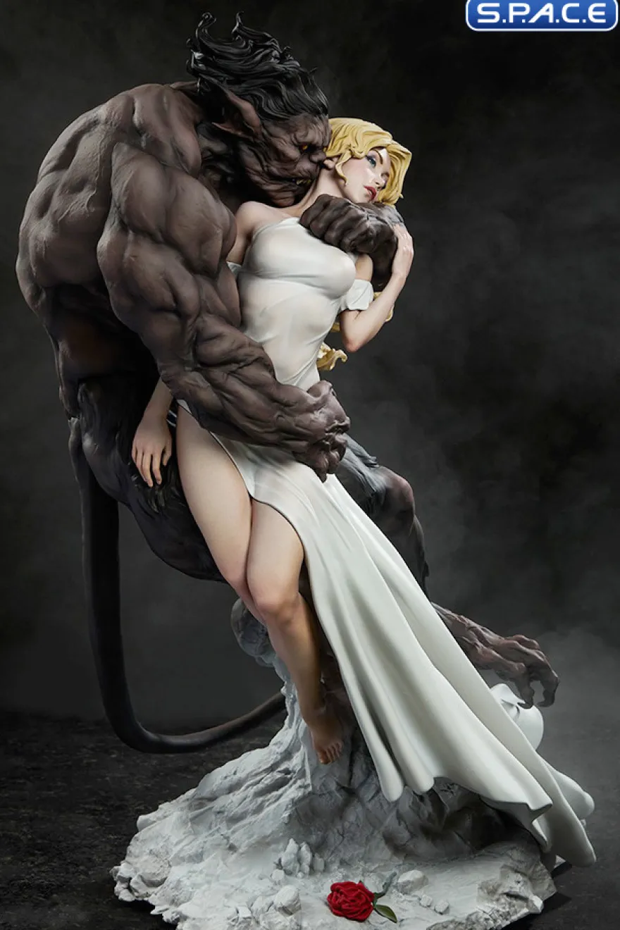 Beauty and the Beast Statue