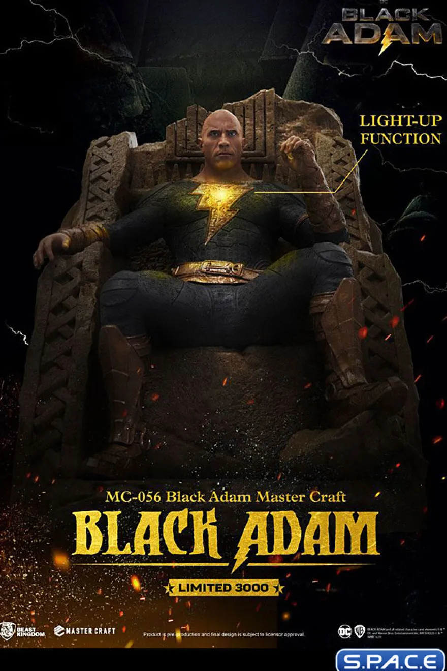 Black Adam Master Craft Statue