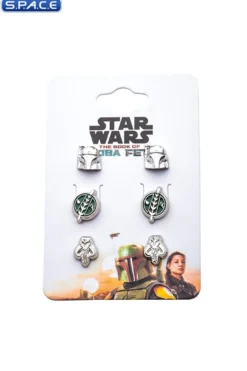Boba Fett Earrings 3-Pack