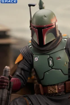 Boba Fett on Throne Premier Collection Statue