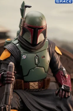 Boba Fett on Throne Premier Collection Statue