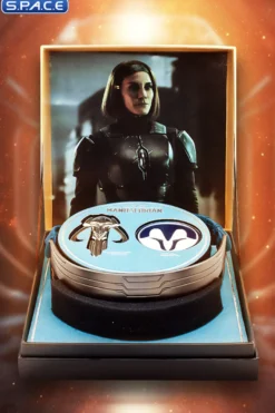 Bo-Katan Kryze's Headband with Mythosaur Badge & Nite Owls Magnetic Pin Set