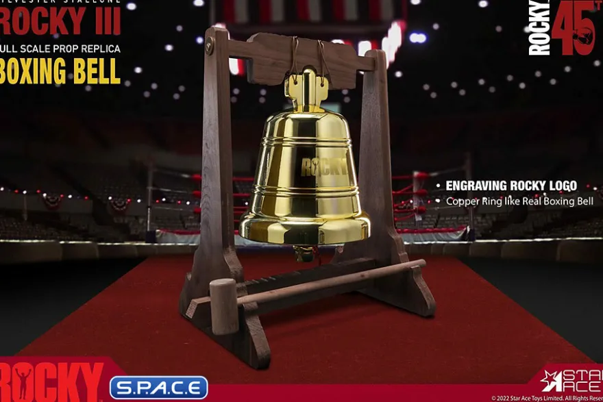 1:1 Boxing Bell Life-Size Replica