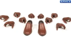 Brown Leather Hands and Feet Set