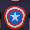 Captain America Logo T-Shirt brown