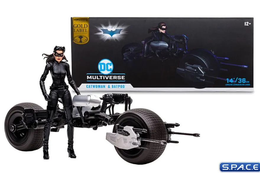Catwoman & Batpod from Batman: The Dark Knight Gold Label Collection