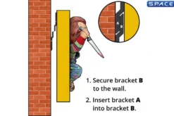 1:1 Chucky Life-Size Wall Sulpture