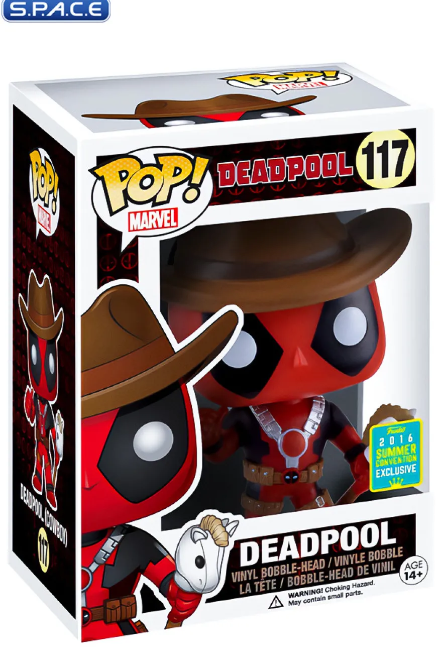Cowboy Deadpool Pop! #117 Vinyl Figure SDCC 2016 Exclusive