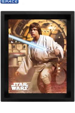 Darth Vader vs. Luke Skywalker framed 3D Lenticular Poster