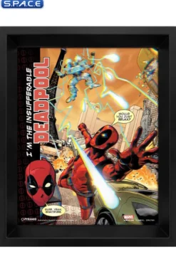 Deadpool »Attack« framed 3D Poster