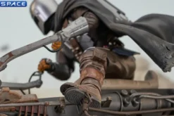 Din Djarin & Grogu on Speeder Bike Premier Collection Statue