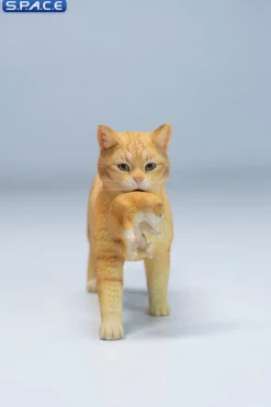 Domestic Cat with Kitten Statue