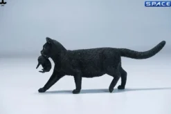 Domestic Cat with Kitten Statue