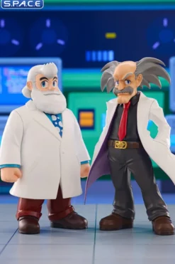 Dr. Wily & Dr. Light Oshi Works PVC Statue Set