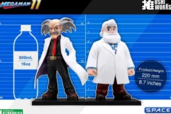 Dr. Wily & Dr. Light Oshi Works PVC Statue Set