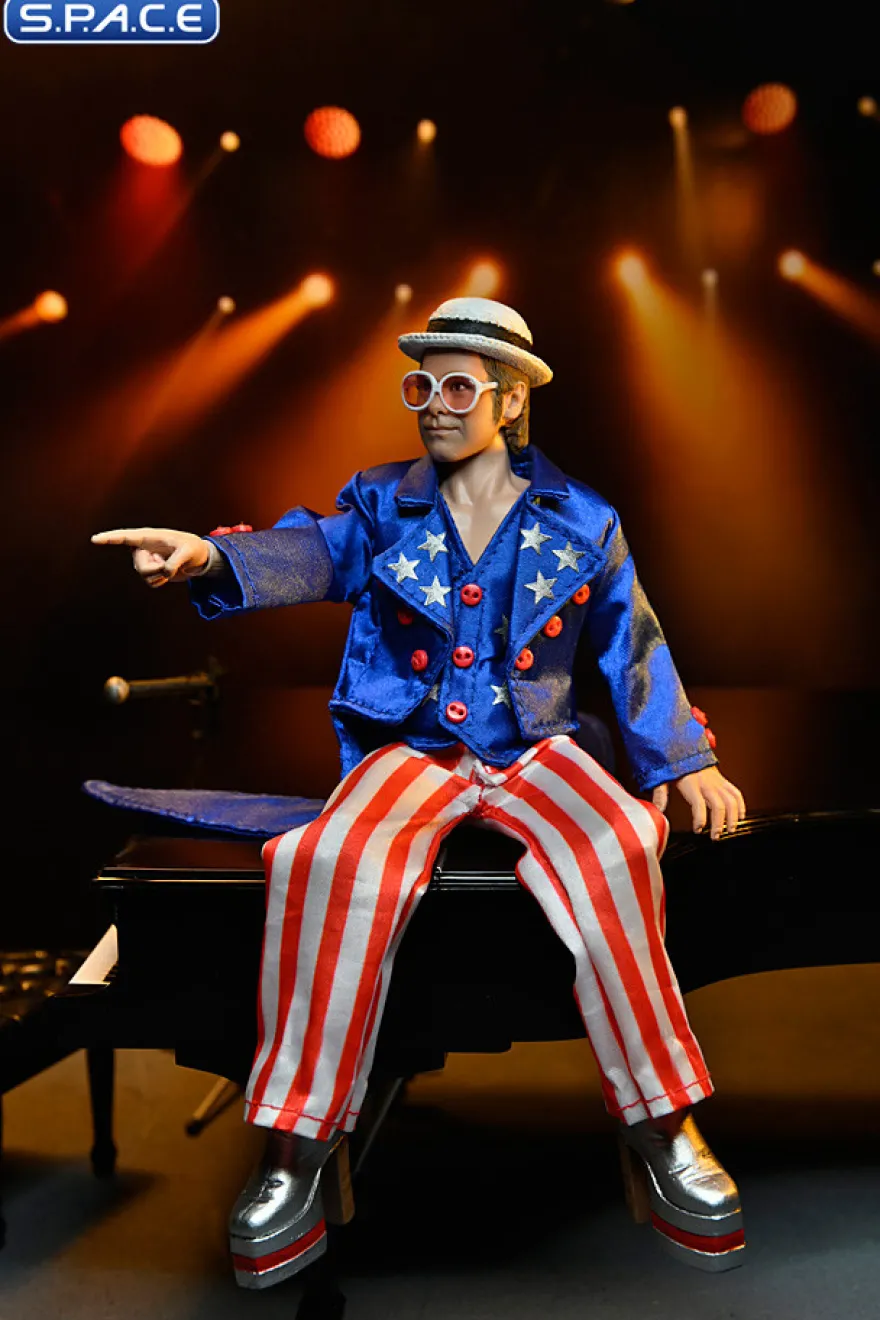 Elton John with Piano Live in '76 Figural Doll