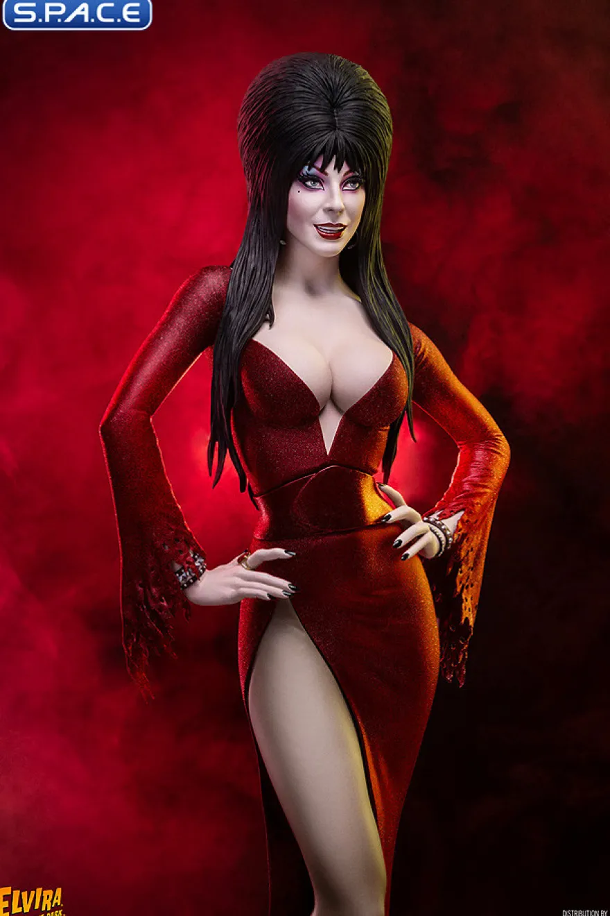 Elvira Maquette - red Glitter Dress Version