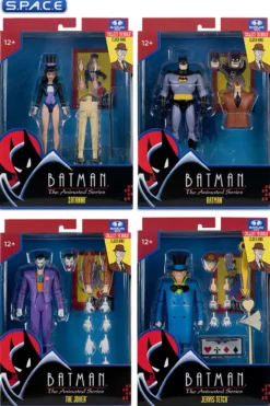 4er Komplettsatz: Batman The Animated Series BAF Wave 7