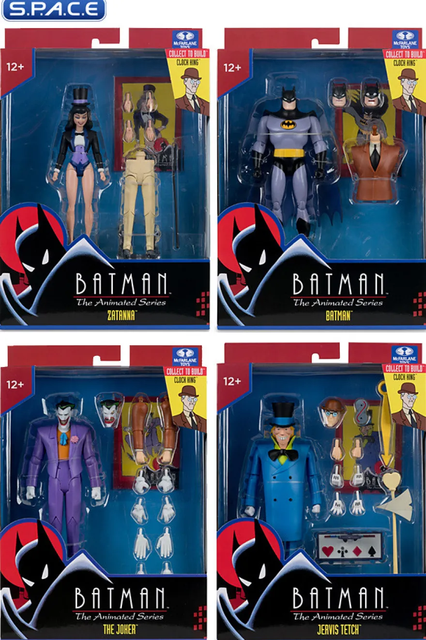 4er Komplettsatz: Batman The Animated Series BAF Wave 7
