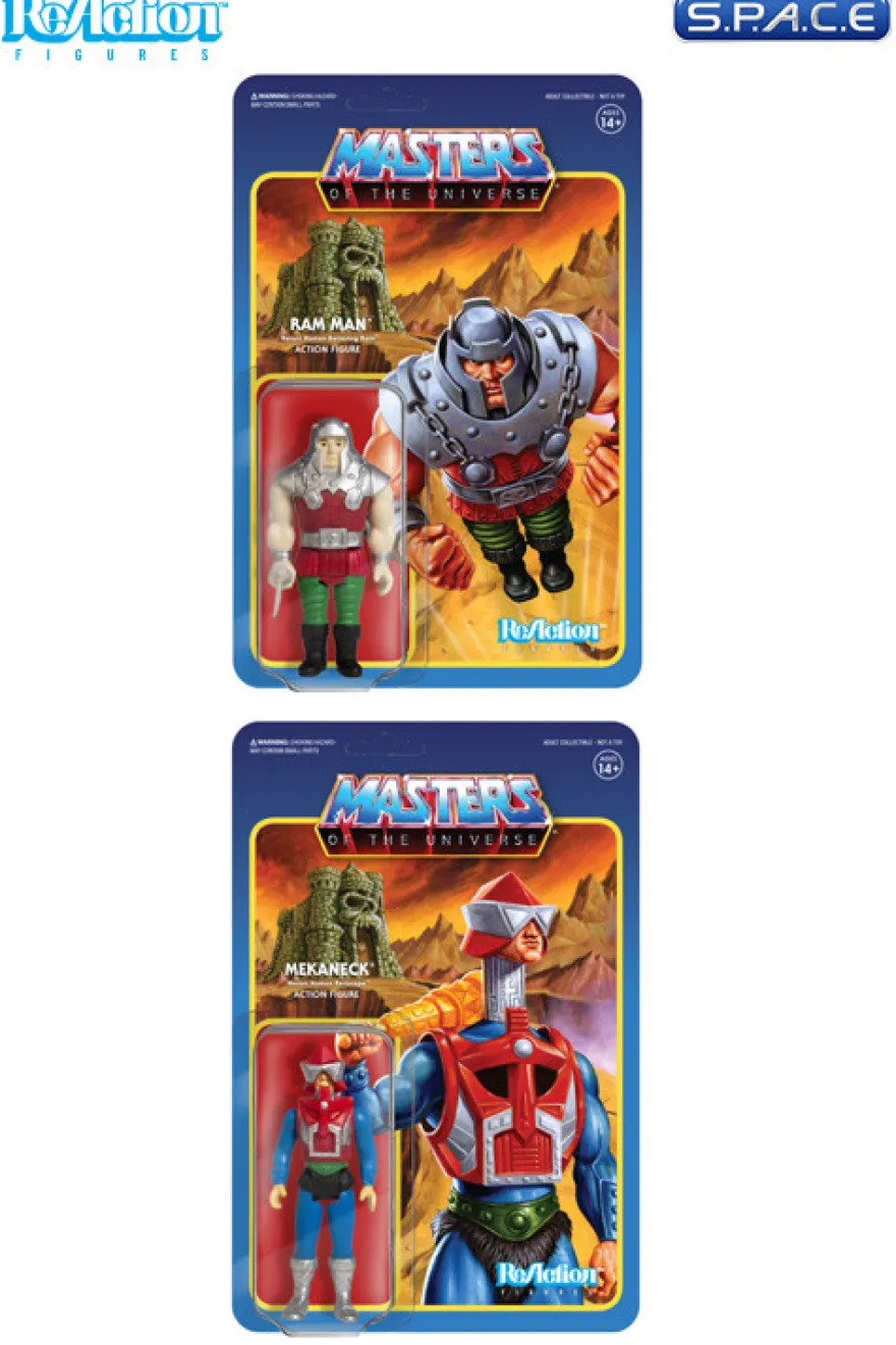 6er Komplettsatz: MOTU ReAction Figures