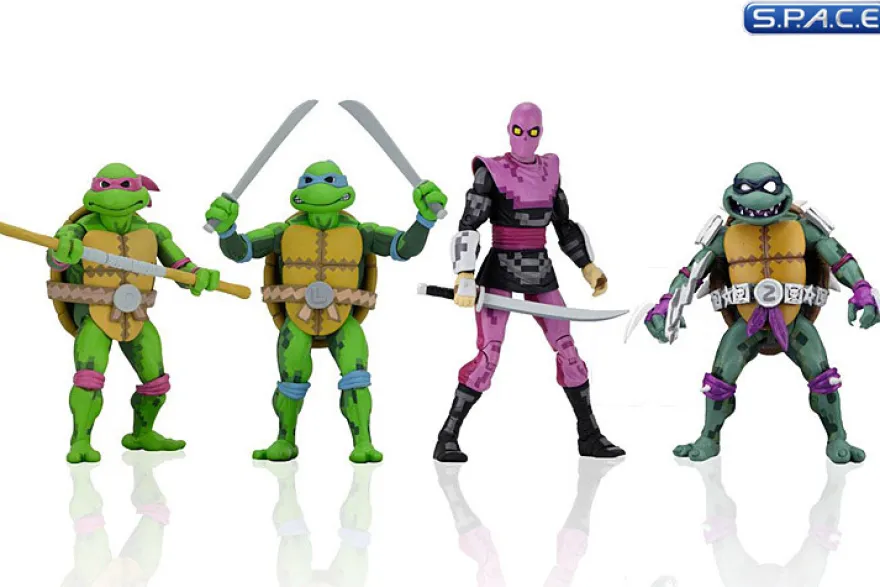 4er Komplettsatz: TMNT: