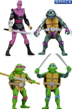 4er Komplettsatz: TMNT: