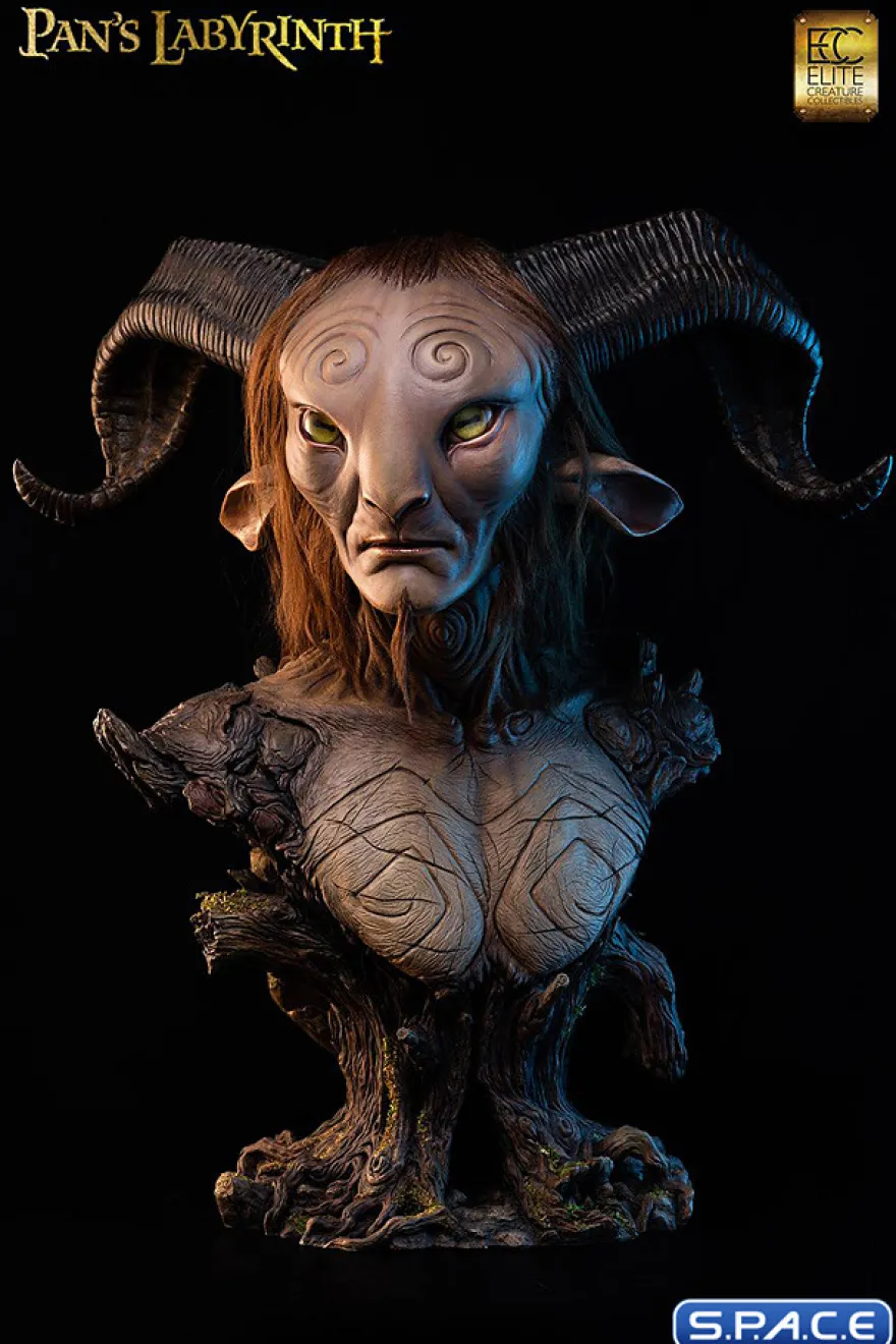 1:1 Faun Life-Size Bust
