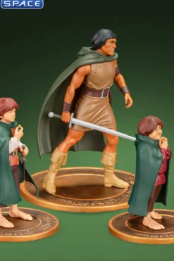 Frodo, Aragorn and Samwise PVC Statue Set