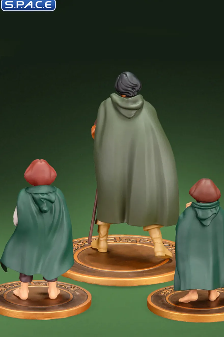 Frodo, Aragorn and Samwise PVC Statue Set