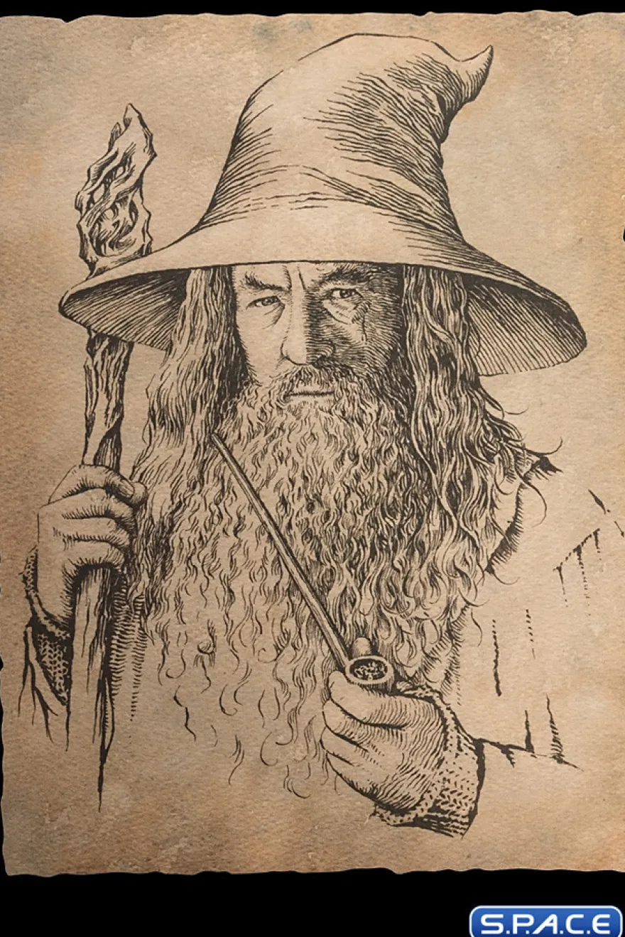 Gandalf Portrait Art Print