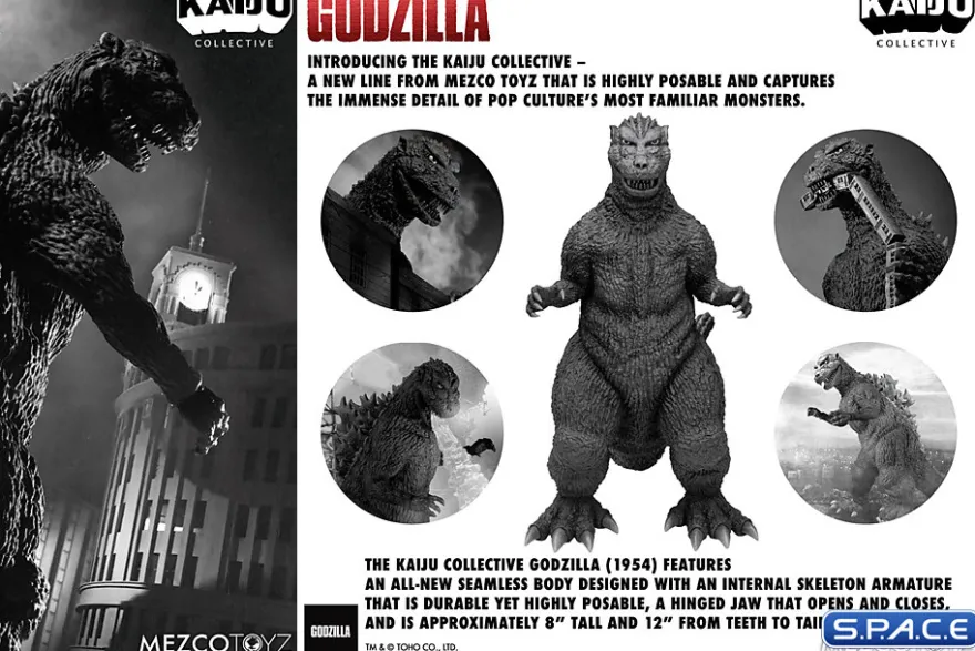 Godzilla Kaiju Collective - Black & White Edition