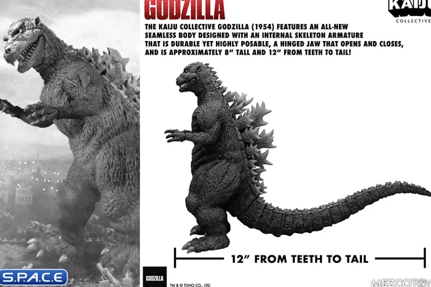 Godzilla Kaiju Collective - Black & White Edition