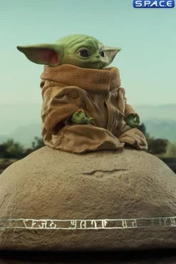 Grogu on Seeing Stone Milestone Statue
