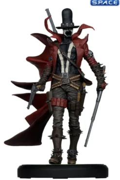 Gunslinger Spawn Black White & Red All Over Statue
