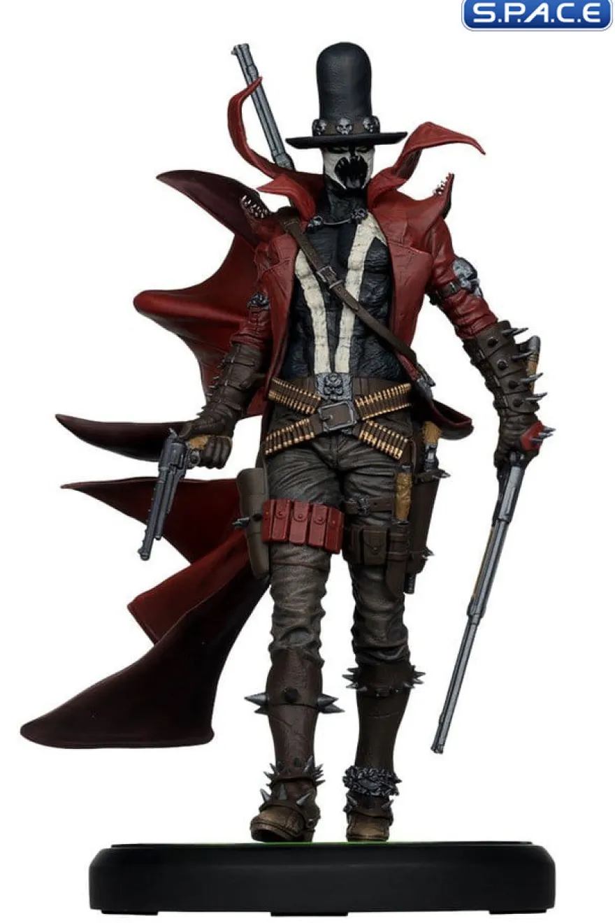 Gunslinger Spawn Black White & Red All Over Statue
