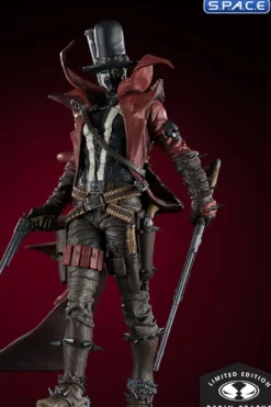 Gunslinger Spawn Black White & Red All Over Statue
